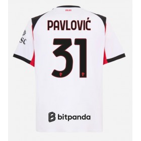AC Milan Strahinja Pavlovic #31 Borte skjorte 2025-26 Kortermet
